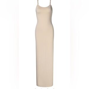 Cream Maxi Dress Night gown Lounge Dress